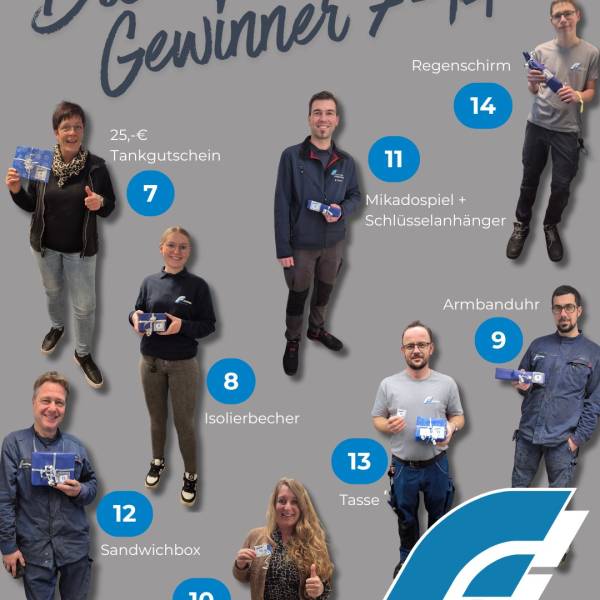 #Adventskalender, #FischerEdelstahltechnik, #24Gewinner, #Adventszeit
