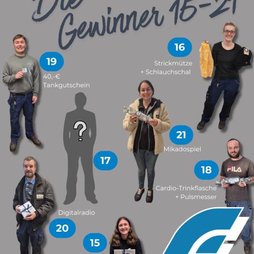 #Adventskalender, #FischerEdelstahltechnik, #24Gewinner, #Adventszeit