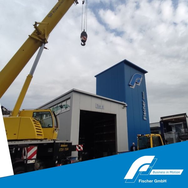 #Rohrlaser, #Anlieferung, #Maschinenpark2025, #BusinessInMotion, #FischerEdelstahltechnik